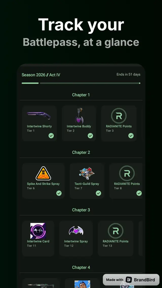 Statics battlepass tracker screenshot